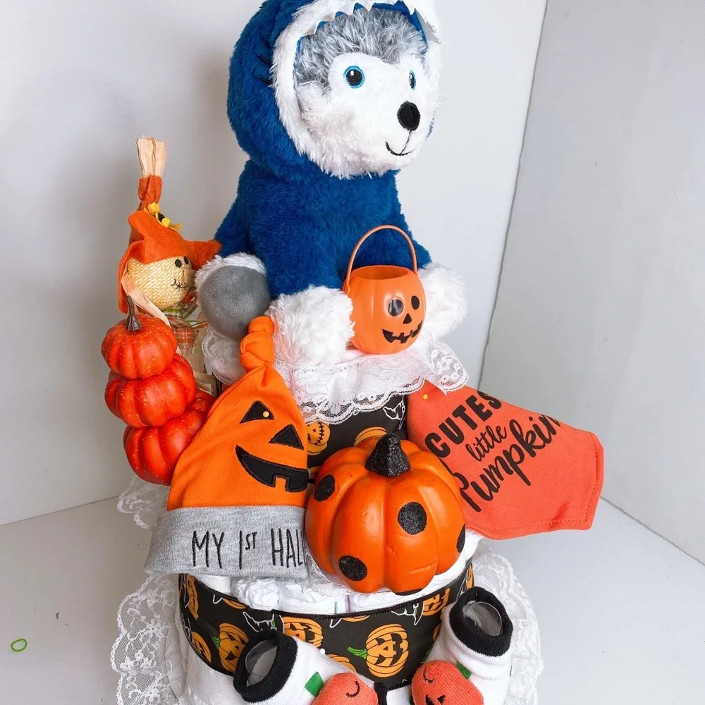 Halloween Diaper Cake